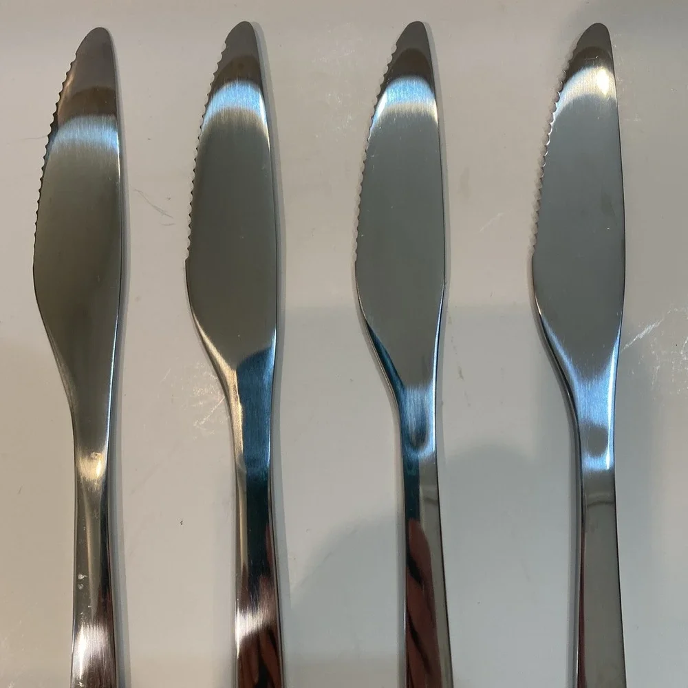 4 Pieces Ikea Stainless Steel Knives Knife Flatware 223 88 Tablespoon Serve